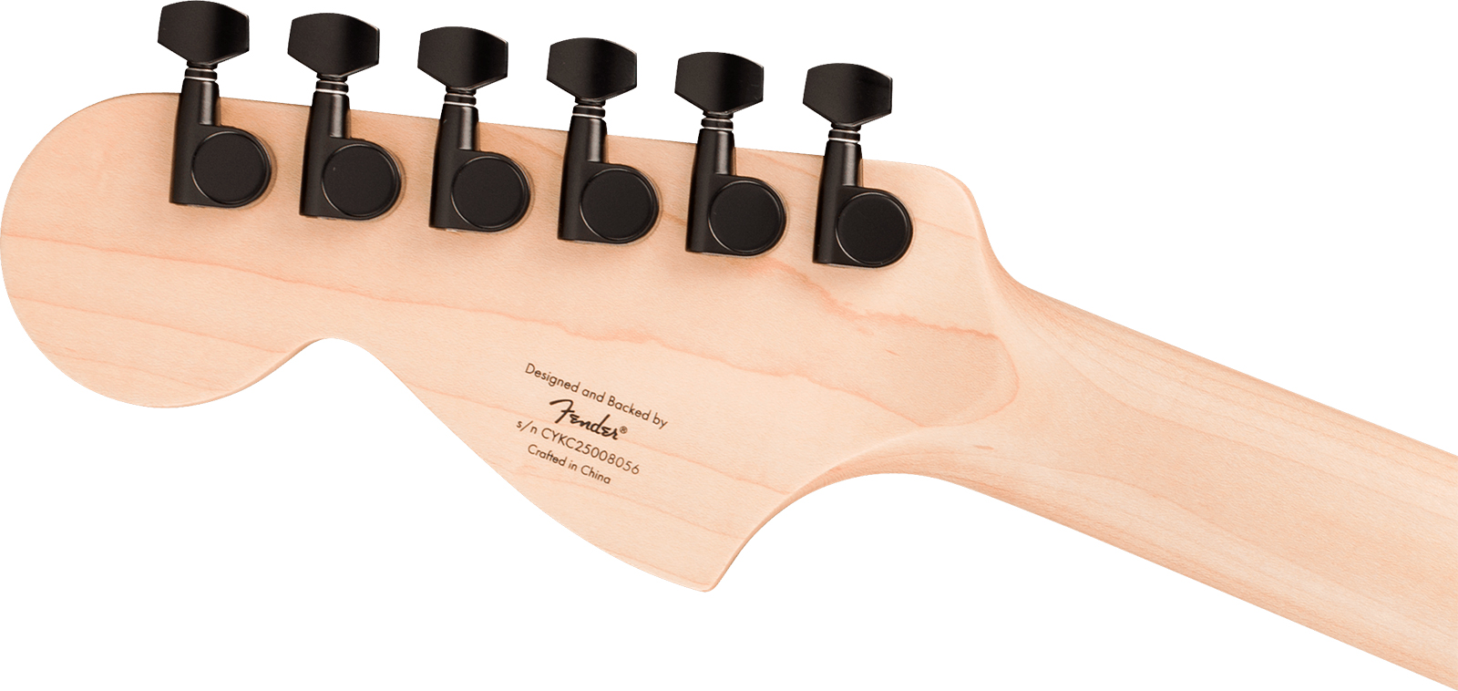 Squier Jaguar Affinity Fsr Shsc 2s Trem Lau - Metallic Black - Guitare Électrique RÉtro Rock - Variation 4