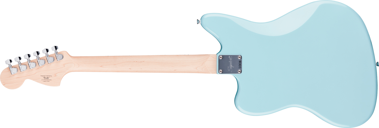 Squier Jaguar Affinity Fsr Shsc 2s Trem Mn - Daphne Blue - Guitare Électrique RÉtro Rock - Variation 2