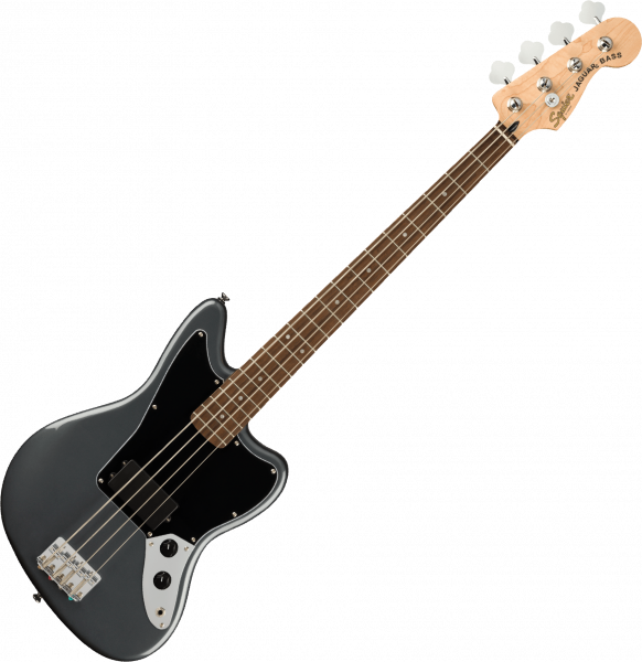 Basse électrique solid body Squier Jaguar Bass Affinity H - Charcoal frost metallic