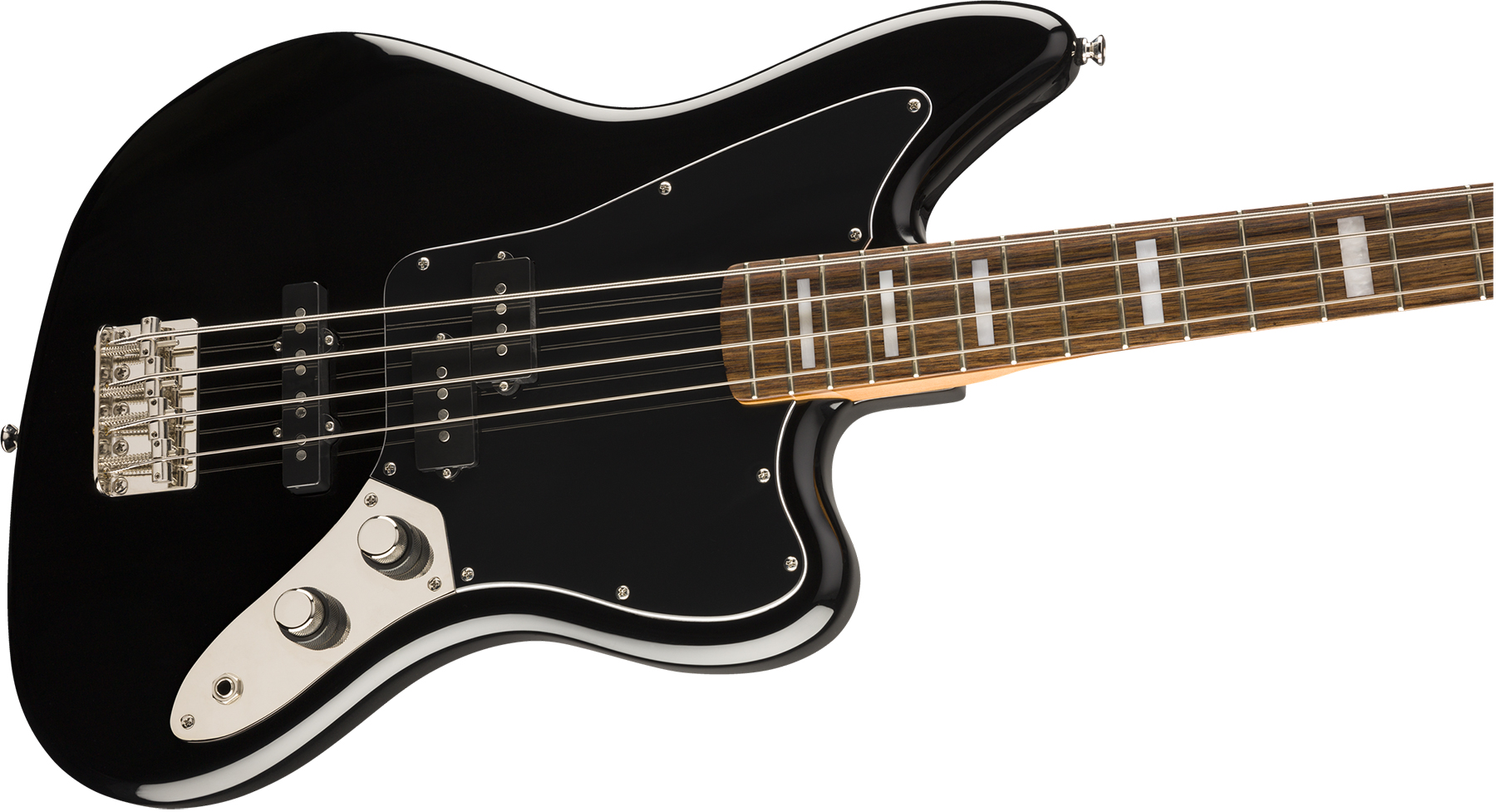 Squier Jaguar Bass Classic Vibe Lau 2019 - Black - Basse Électrique Solid Body - Variation 2