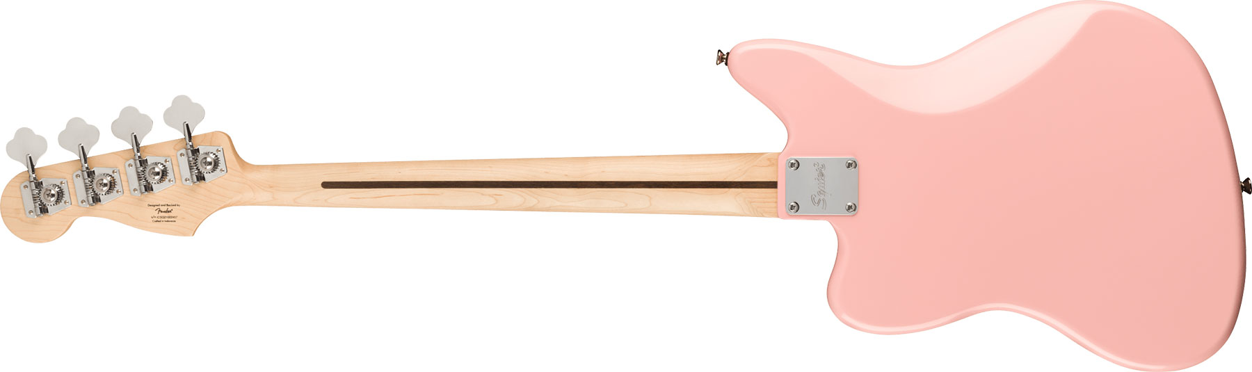 Squier Jaguar Bass H Affinity Fsr Lau - Shell Pink - Basse Électrique Solid Body - Variation 1