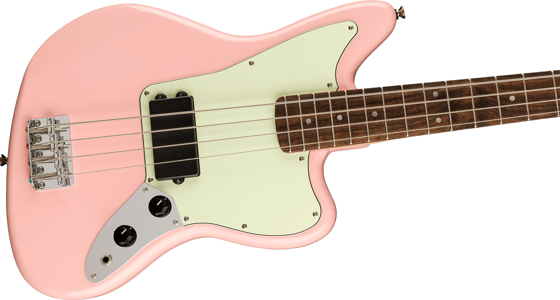 Squier Jaguar Bass H Affinity Fsr Lau - Shell Pink - Basse Électrique Solid Body - Variation 2