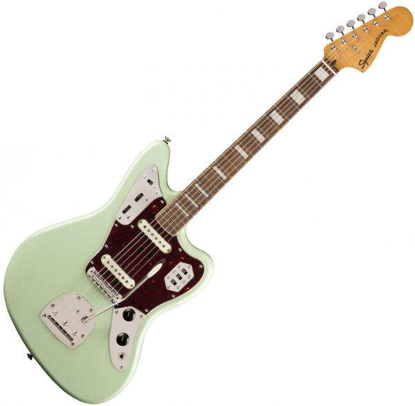 Guitare électrique solid body Squier Classic Vibe '70s Jaguar (LAU) - surf green