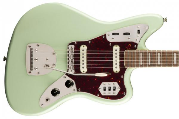 Guitare électrique solid body Squier Classic Vibe '70s Jaguar (LAU) - surf green