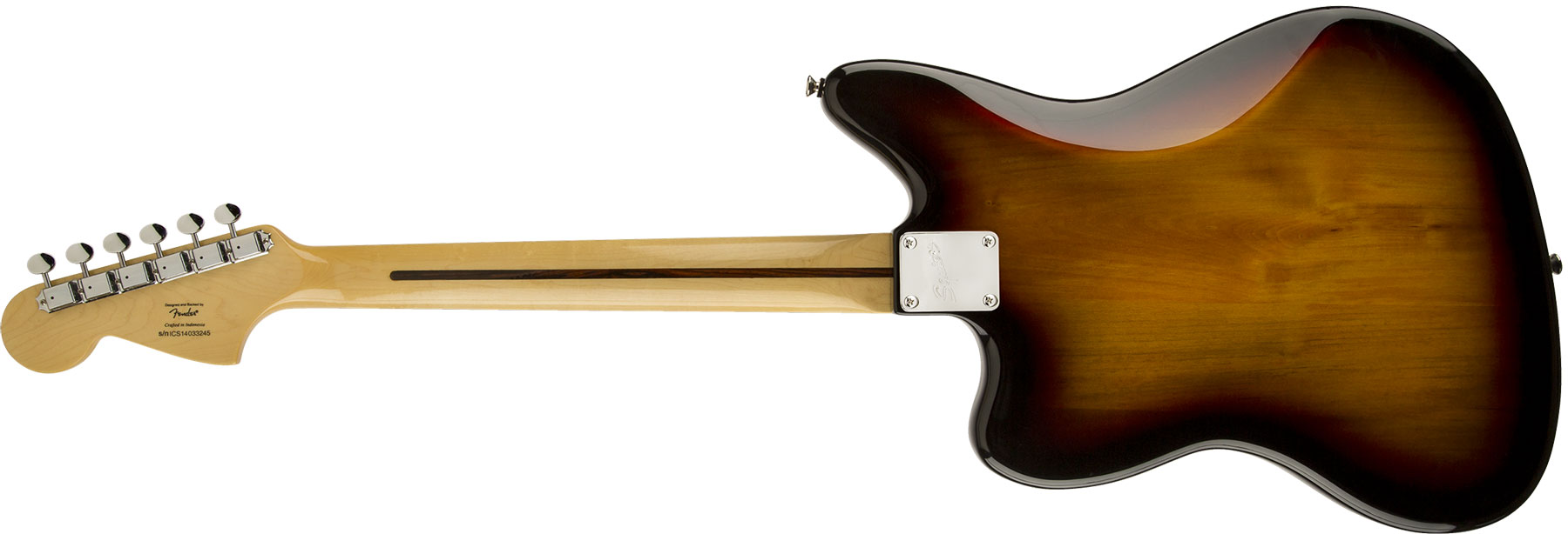 Squier Jaguar Classic Vibe 70s 2019 Lau - 3-color Sunburst - Guitare Électrique RÉtro Rock - Variation 1