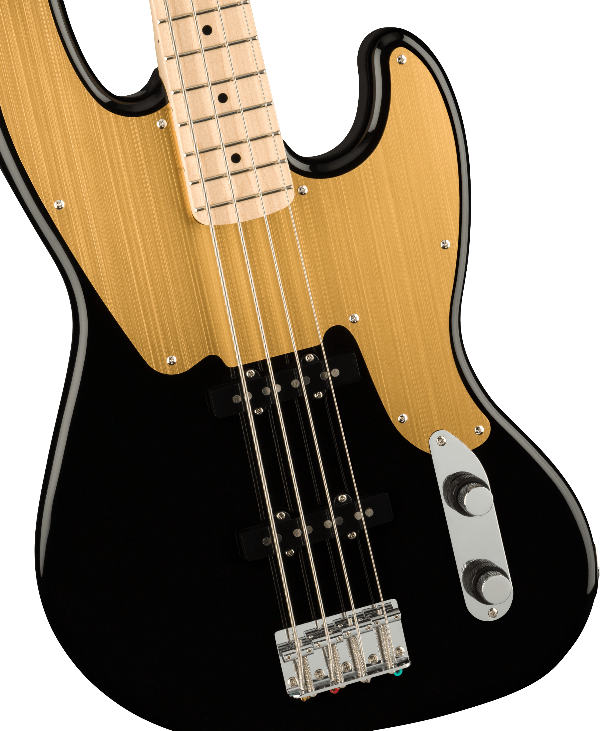 Squier Jazz Bass 1954 Paranormal Mn - Black - Basse Électrique Solid Body - Variation 2