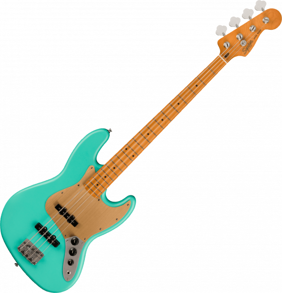 Basse électrique solid body Squier Jazz Bass 40th Anniversary - Satin seafoam green