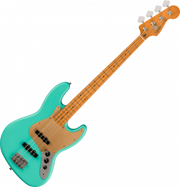 Squier Jazz Bass 40th Anniversary - satin seafoam green Solid body