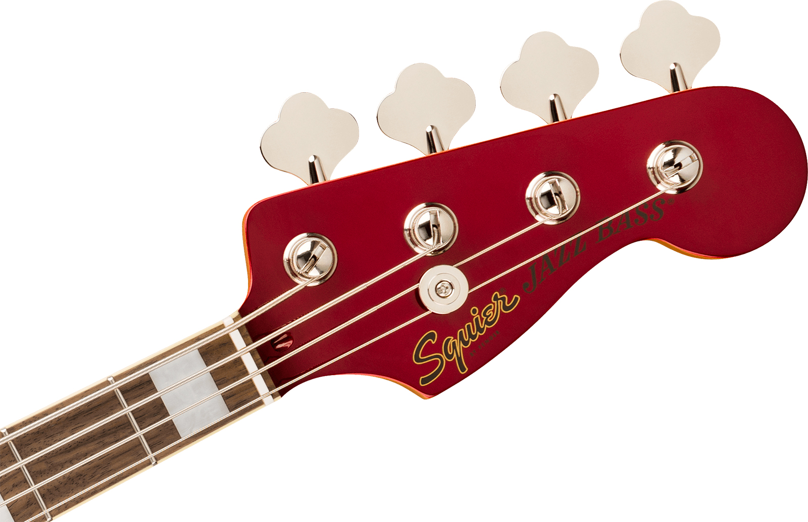 Squier Jazz Bass 70s Active Classic Vibe Lau - Candy Apple Red W/ Matching Headstock - Basse Électrique Solid Body - Variation 2