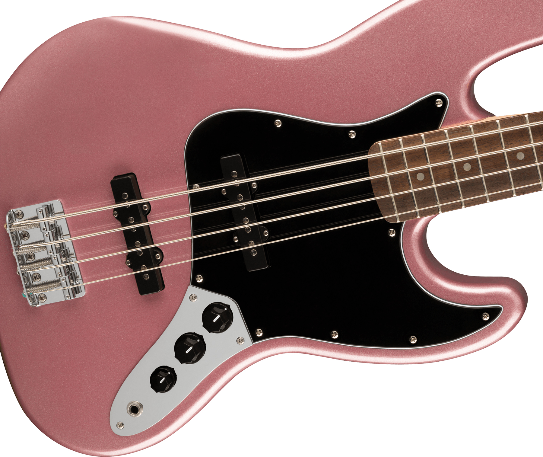 Squier Jazz Bass Affinity 2021 Lau - Burgundy Mist - Basse Électrique Solid Body - Variation 2