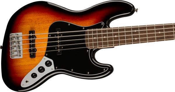 Basse électrique solid body Squier Affinity Series Jazz Bass V 2021 (LAU) - 3-color sunburst