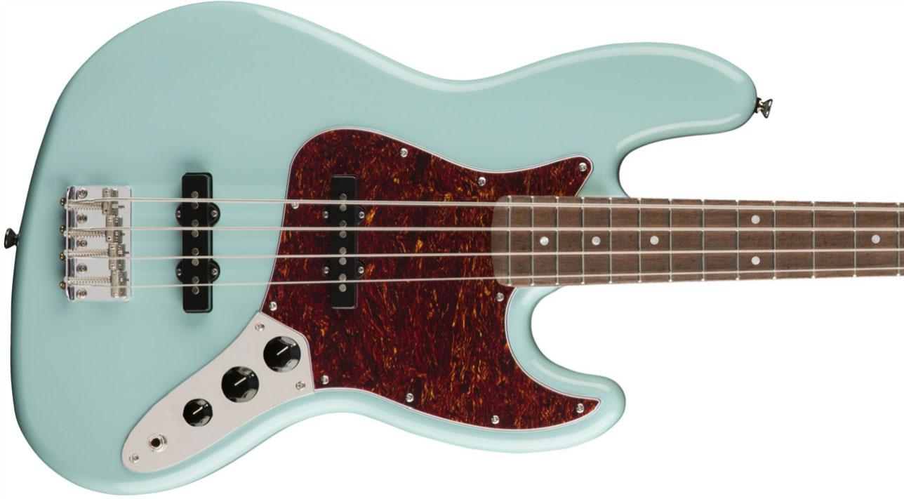 Squier Jazz Bass Classic Vibe 60s 2019 Lau - Daphne Blue - Basse Électrique Solid Body - Variation 1