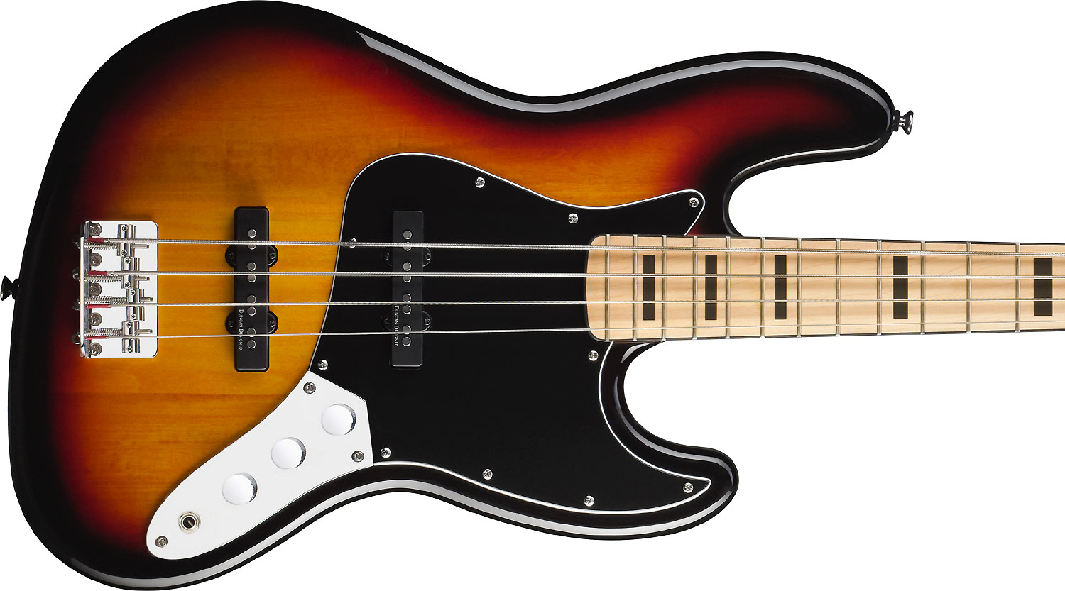 Squier Jazz Bass Vintage Modified 70 Mn 3 Color Sunburst - Basse Électrique 1/2 Caisse - Variation 1