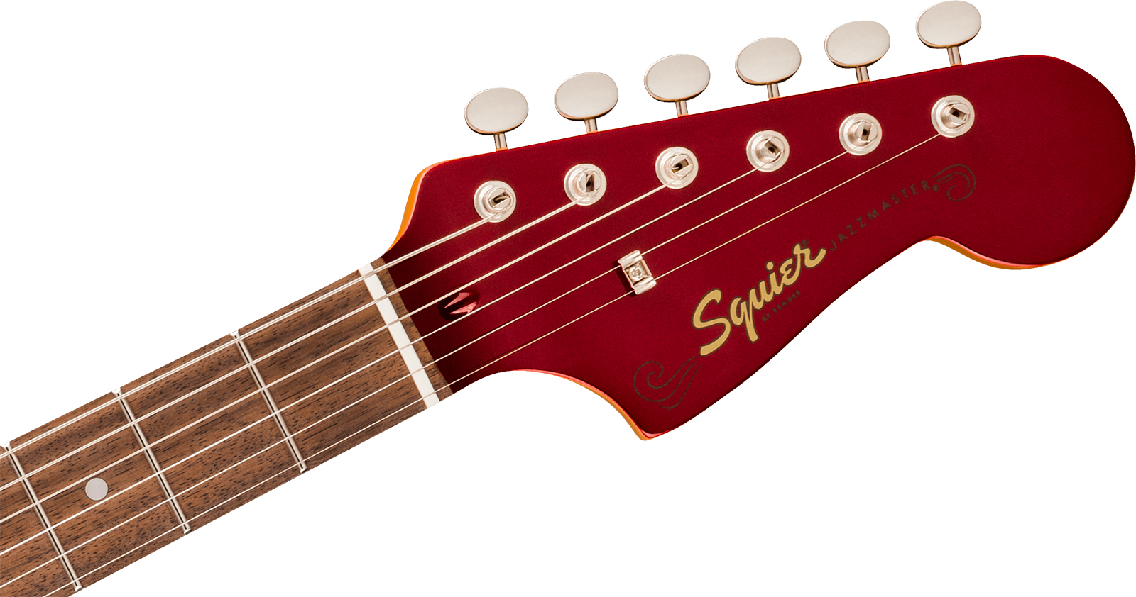 Squier Jazzmaster 60s Classic Vibe Ltd 2s Trem Lau - Candy Apple Red - Guitare Électrique RÉtro Rock - Variation 2