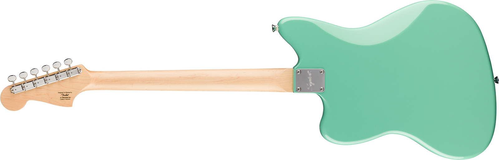 Squier Jazzmaster Baritone Hh Paranormal 2h Ht Lau - Seafoam Green - Guitare Électrique RÉtro Rock - Variation 1