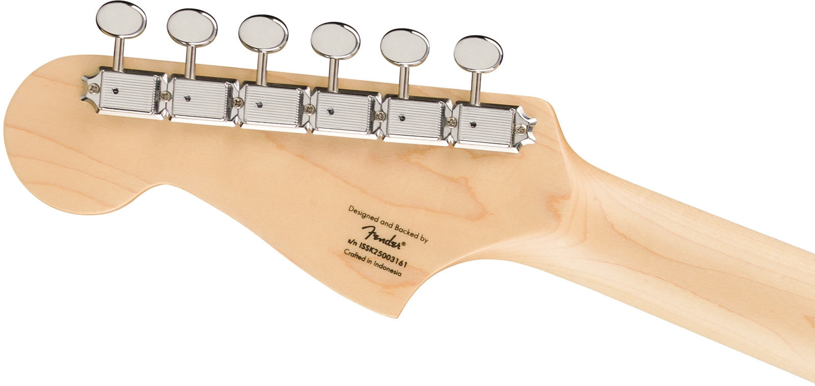 Squier Jazzmaster Baritone Hh Paranormal 2h Ht Lau - Oxblood - Guitare Électrique RÉtro Rock - Variation 4