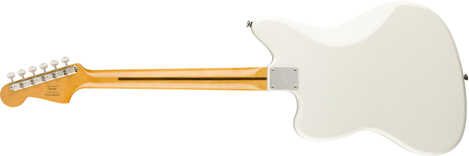 Squier Jazzmaster Classic Vibe 60s 2019 Lau - Olympic White - Guitare Électrique RÉtro Rock - Variation 1