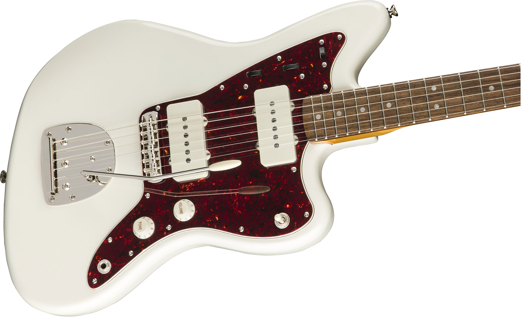 Squier Jazzmaster Classic Vibe 60s 2019 Lau - Olympic White - Guitare Électrique RÉtro Rock - Variation 2