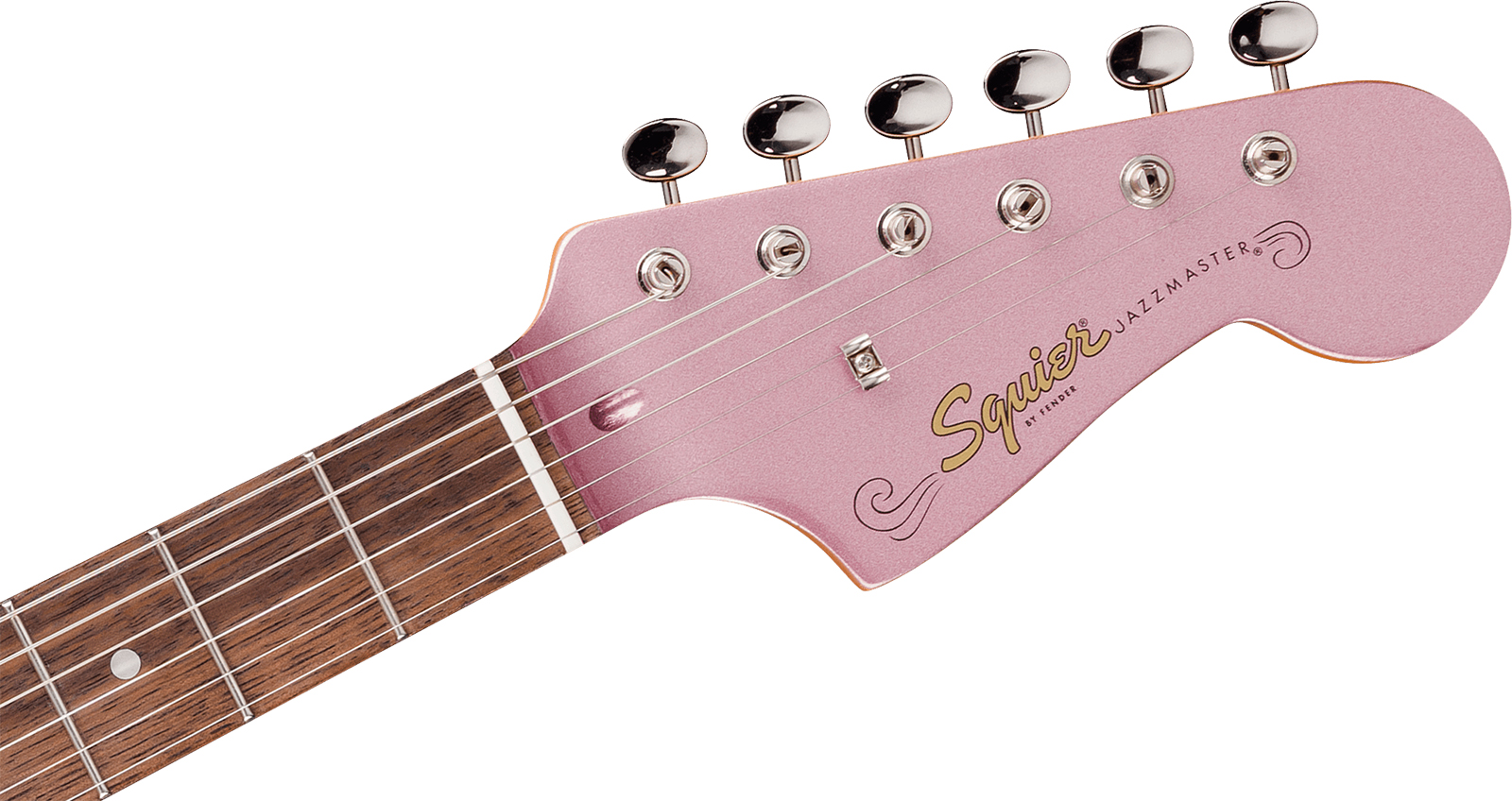 Squier Jazzmaster Classic Vibe 60s Ltd 2s Trem Lau - Burgundy Mist - Guitare Électrique RÉtro Rock - Variation 2