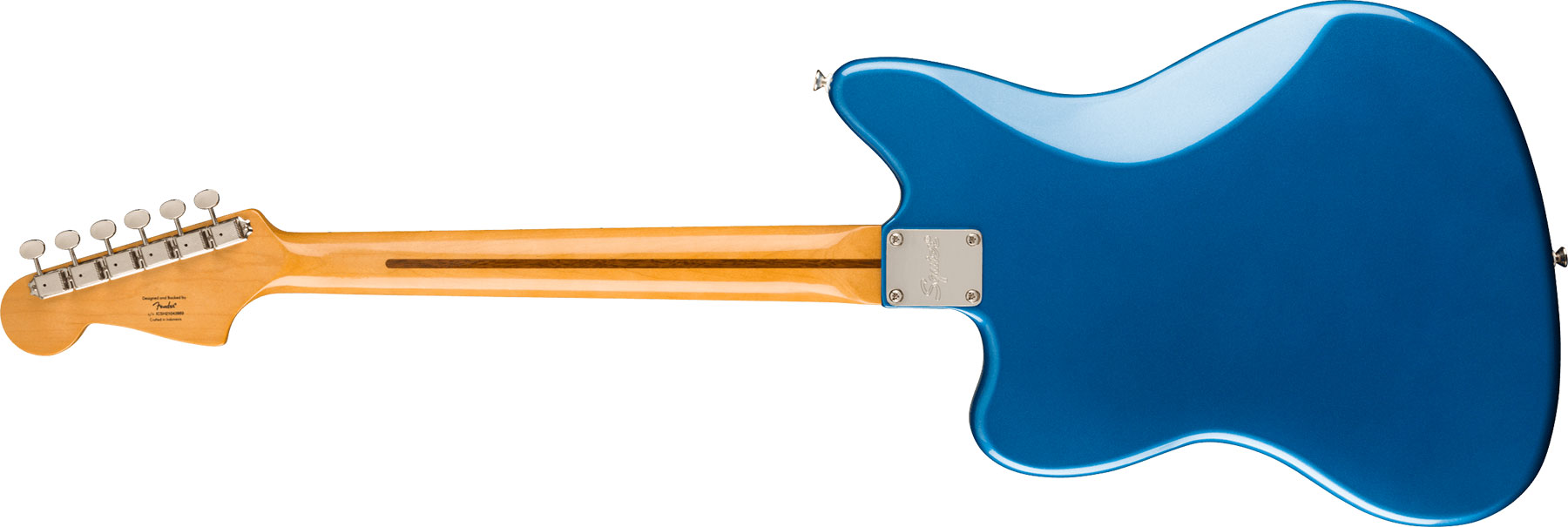 Squier Jazzmaster Classic Vibe '70s Fsr Ltd Lau - Lake Placid Blue W/ Matching Headstock - Guitare Électrique RÉtro Rock - Variation 1