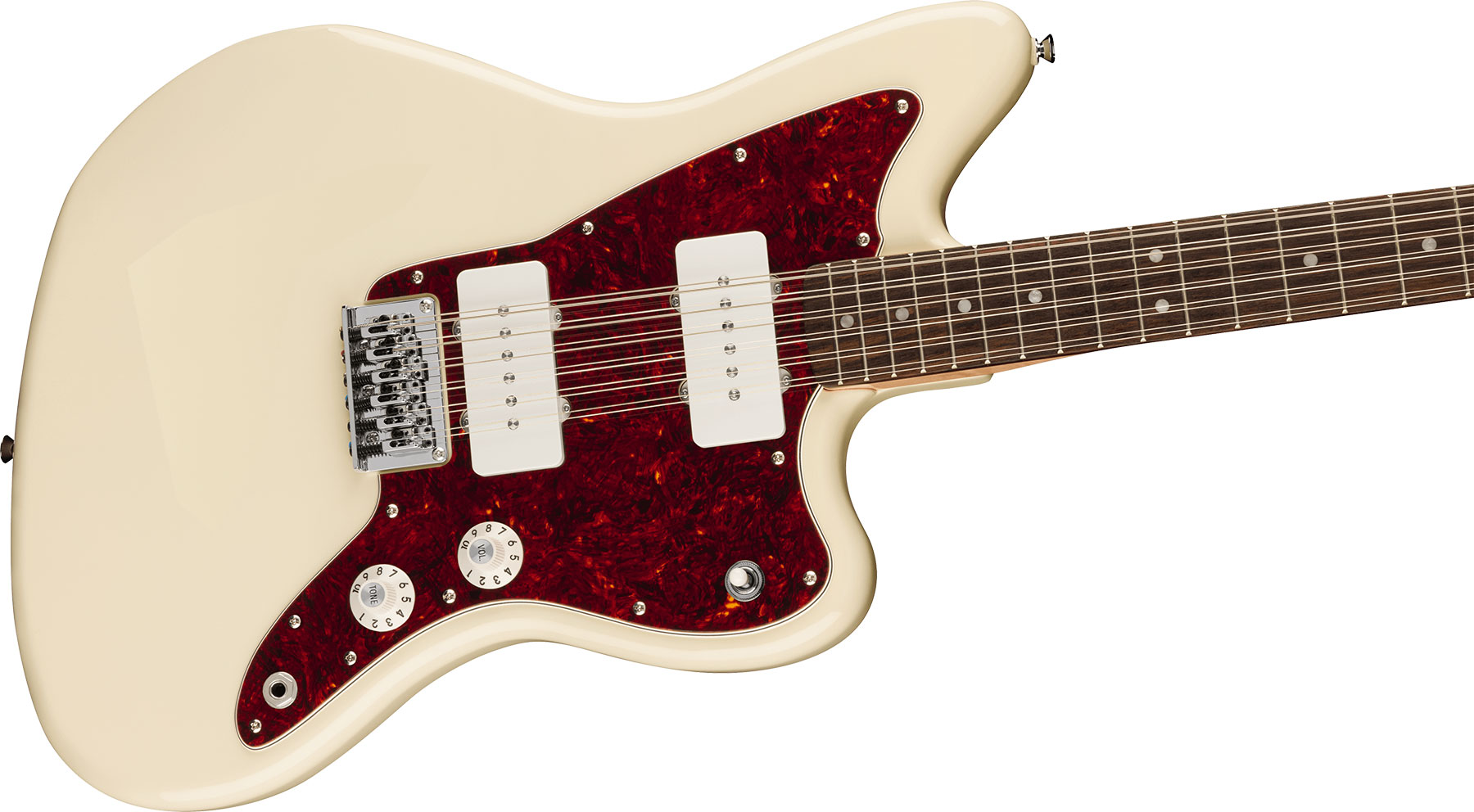 Squier Jazzmaster Xii Paranormal 2s Ht Lau - Olympic White - Guitare Électrique 12 Cordes - Variation 2