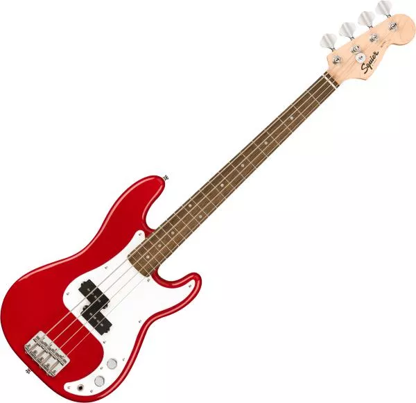 Basse électrique enfants Squier Bullet Mini Precision Bass (LAU) - Dakota red