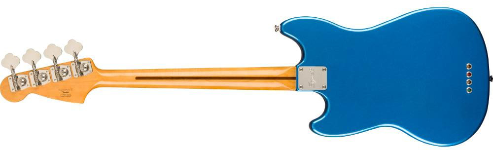 Squier Mustang Bass '60s Classic Vibe Competition Fsr Ltd Lau - Lake Placid Blue With Olympic White Stripes - Basse Électrique Enfants - Variation 1