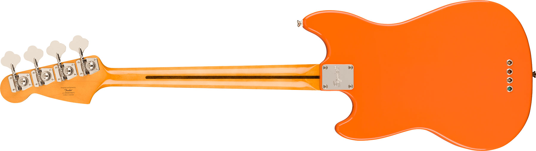 Squier Mustang Bass '60s Classic Vibe Competition Fsr Ltd Lau - Capri Orange - Basse Électrique Solid Body - Variation 1