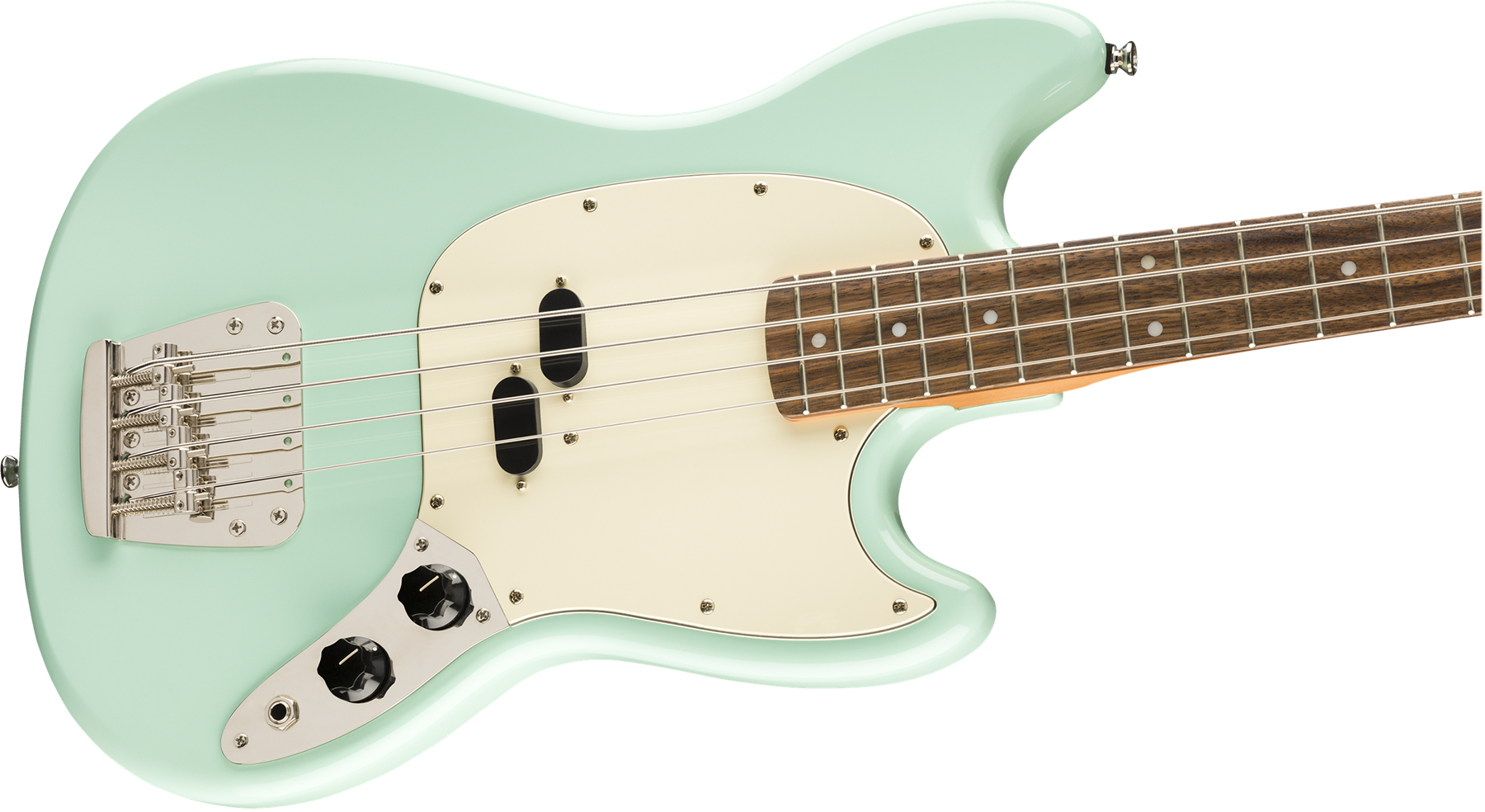 Squier Mustang Bass '60s Classic Vibe Lau 2019 - Seafoam Green - Basse Électrique Solid Body - Variation 2