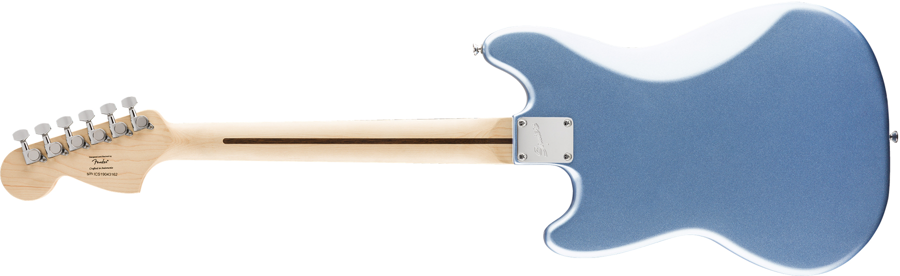 Squier Mustang Bullet Competition Hh Fsr Ht Lau - Lake Placid Blue - Guitare Électrique RÉtro Rock - Variation 1