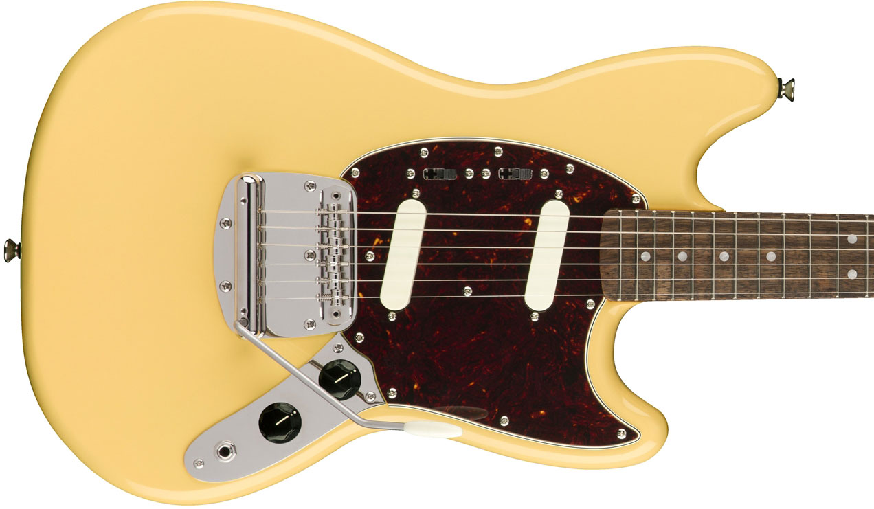 Squier Mustang  Classic Vibe 60s 2019 Lau - Vintage White - Guitare Électrique RÉtro Rock - Variation 1