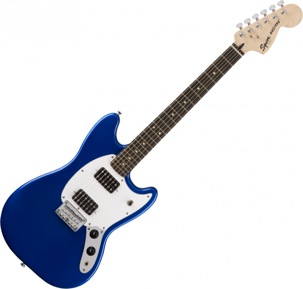 Guitare électrique solid body Squier Mustang Bullet HH - Imperial blue