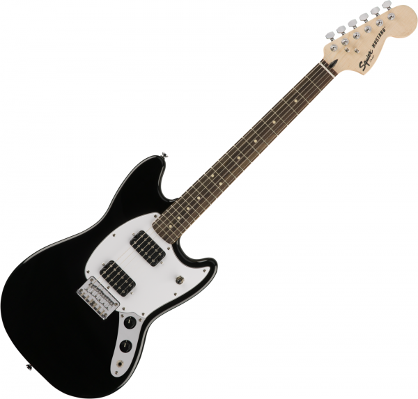 Guitare électrique solid body Squier Mustang Bullet HH - Black