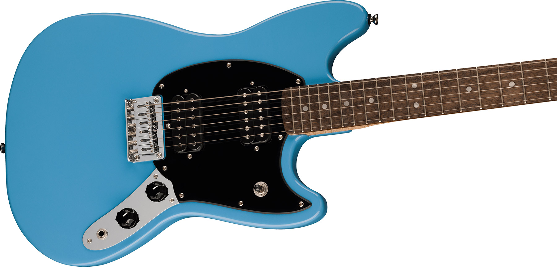 Squier Mustang Sonic Hh 2h Ht Lau - California Blue - Guitare Électrique RÉtro Rock - Variation 2
