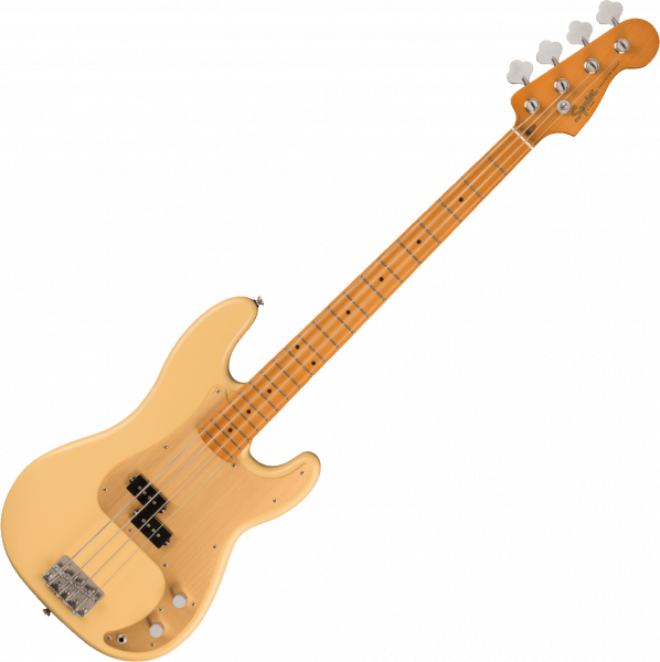 Squier Precision Bass 40th Anniversary - satin vintage blonde