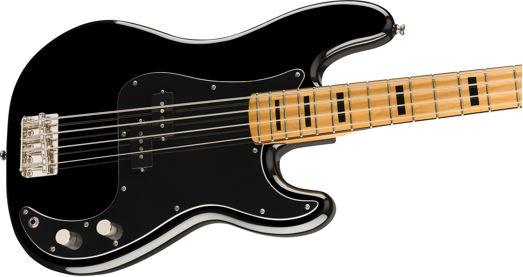 Squier Precision Bass '70s Classic Vibe 2019 Mn - Black - Basse Électrique Solid Body - Variation 2