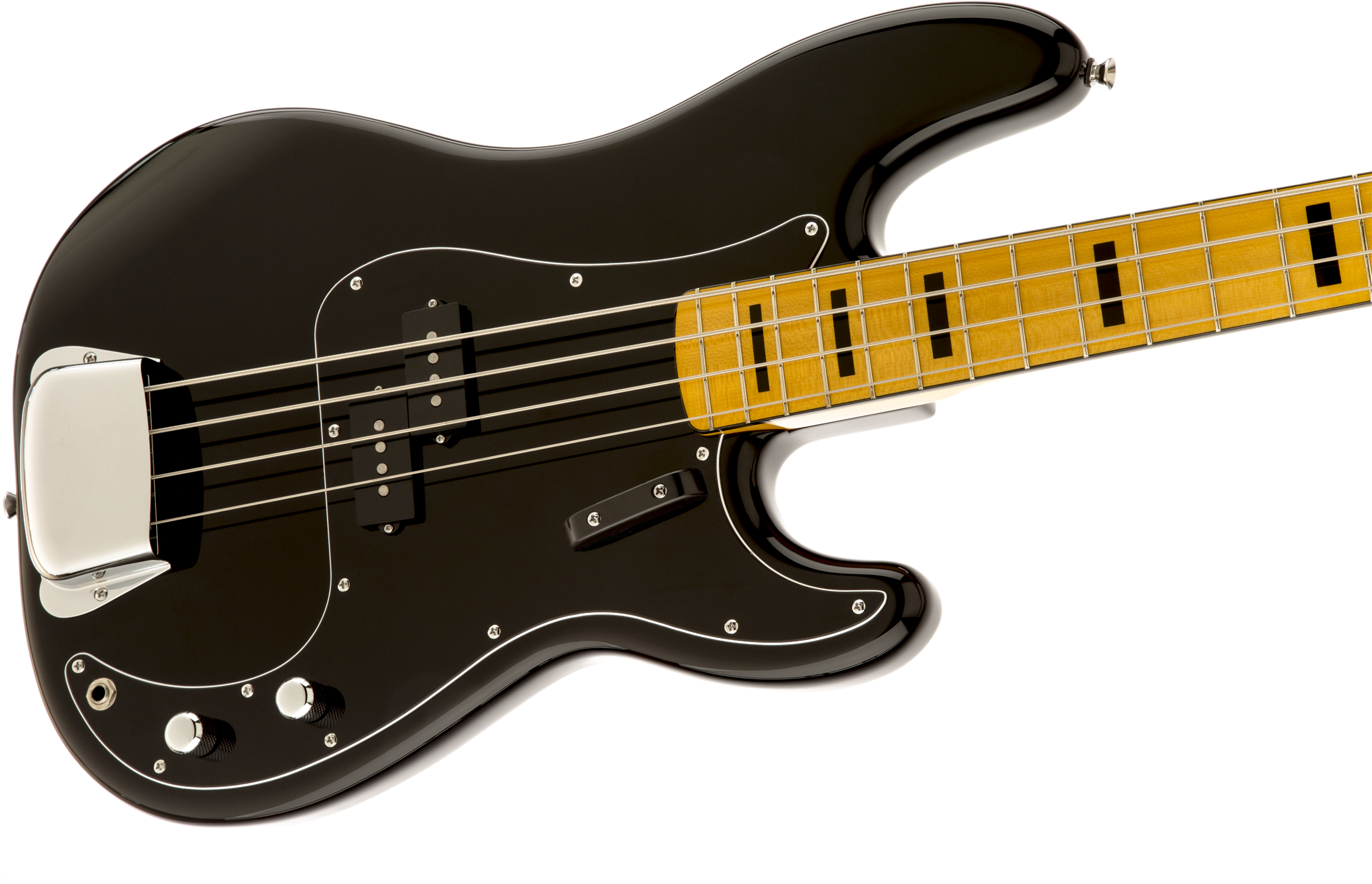 Squier Precision Bass '70s Classic Vibe Mn - Black - Basse Électrique Solid Body - Variation 1