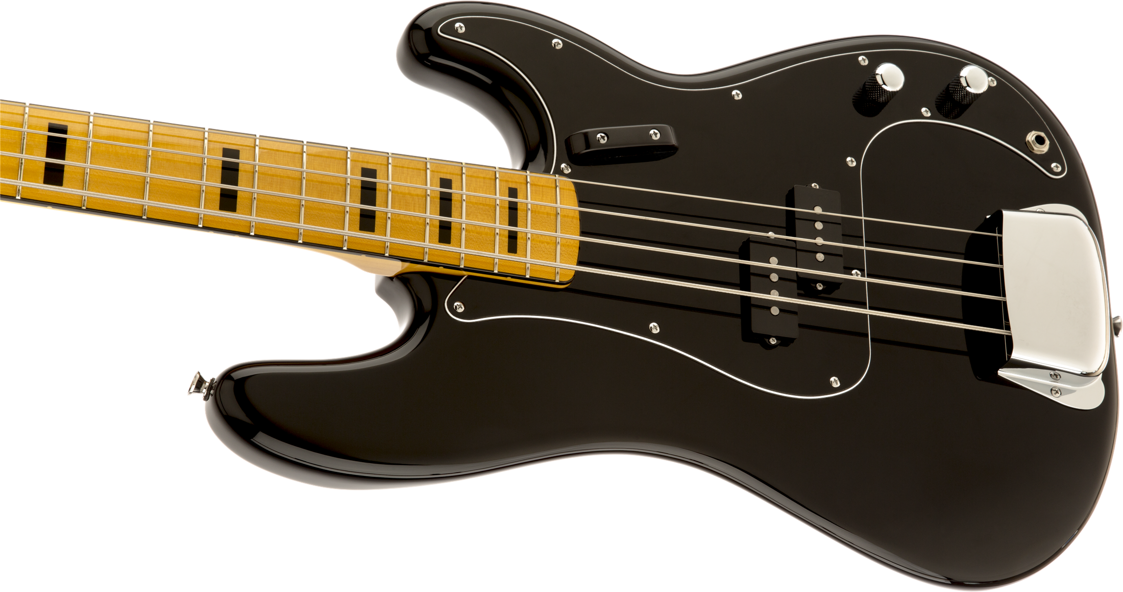 Squier Precision Bass '70s Classic Vibe Mn - Black - Basse Électrique Solid Body - Variation 2