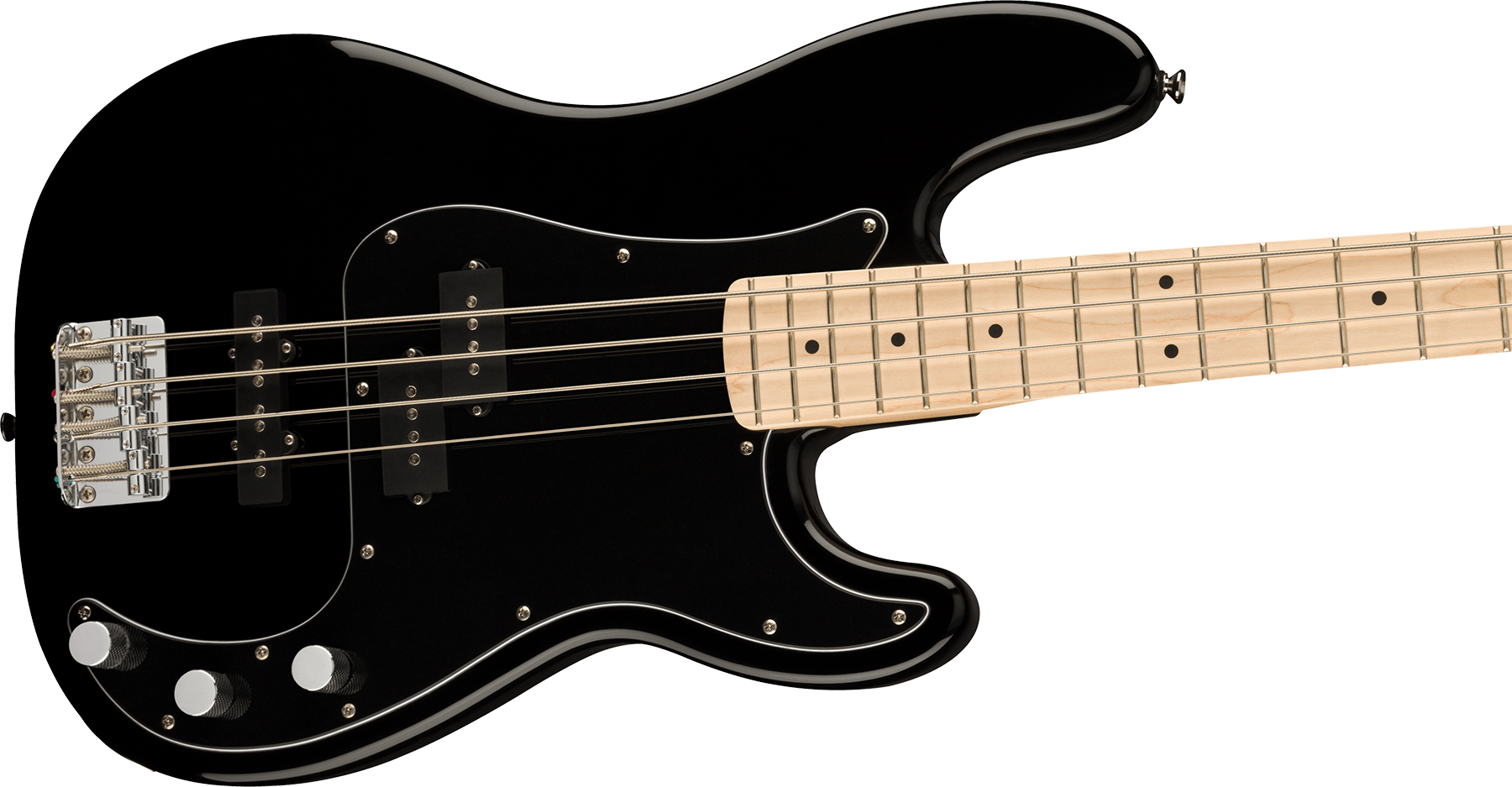 Squier Precision Bass Affinity Pj 2021 Mn - Black - Basse Électrique Solid Body - Variation 2