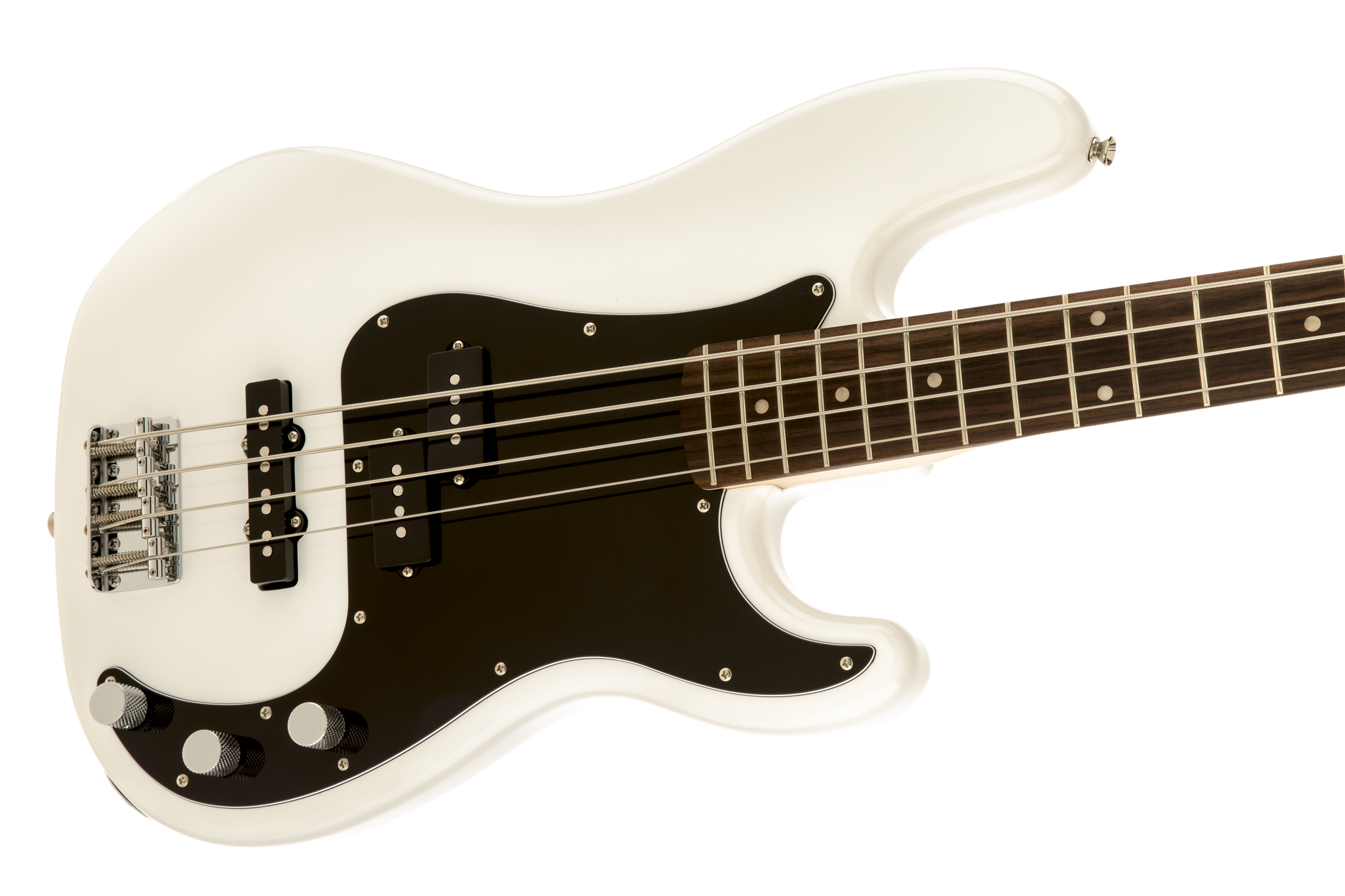 Squier Precision Bass Affinity Series Pj (lau) - Olympic White - Basse Électrique Solid Body - Variation 2