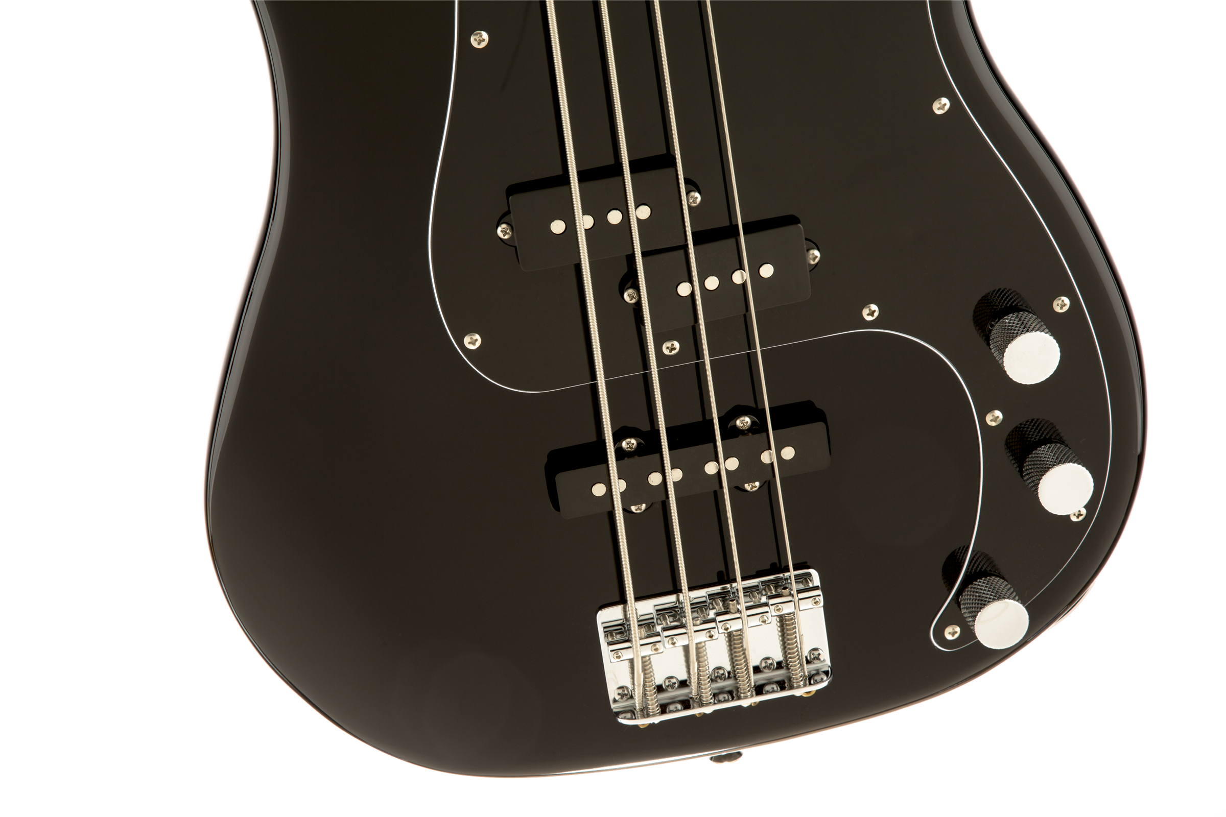 Squier Precision Bass Affinity Series Pj (lau) - Black - Basse Électrique Solid Body - Variation 2