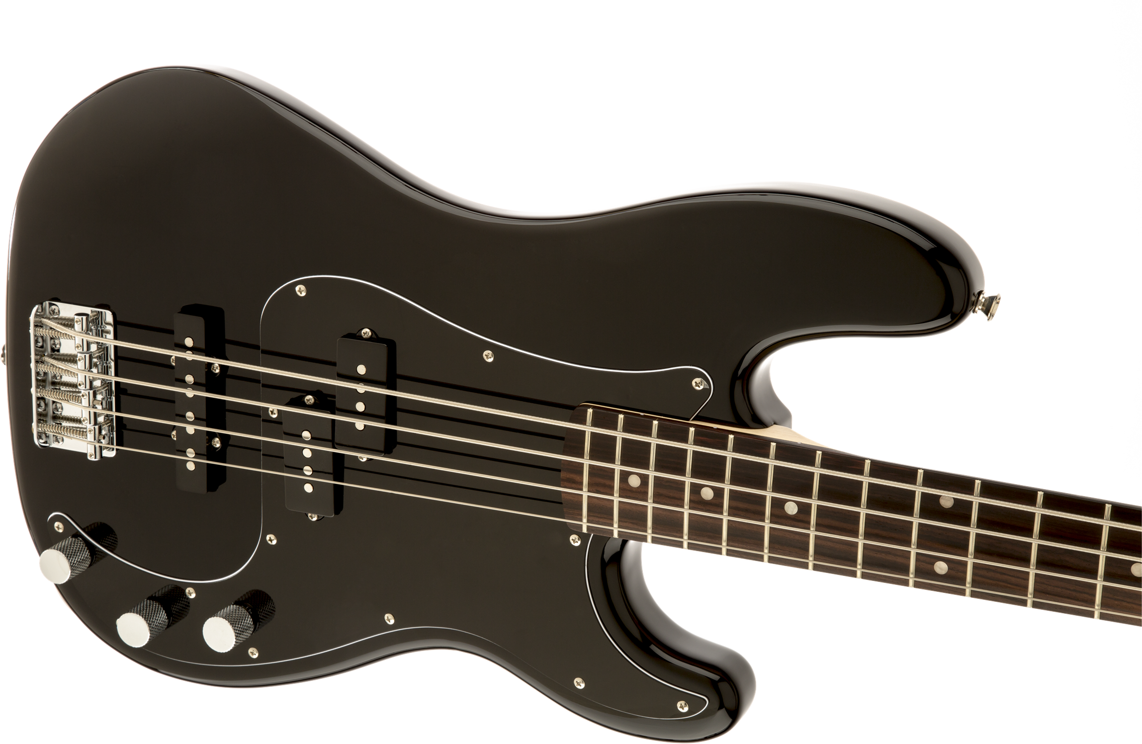 Squier Precision Bass Affinity Series Pj (lau) - Black - Basse Électrique Solid Body - Variation 3