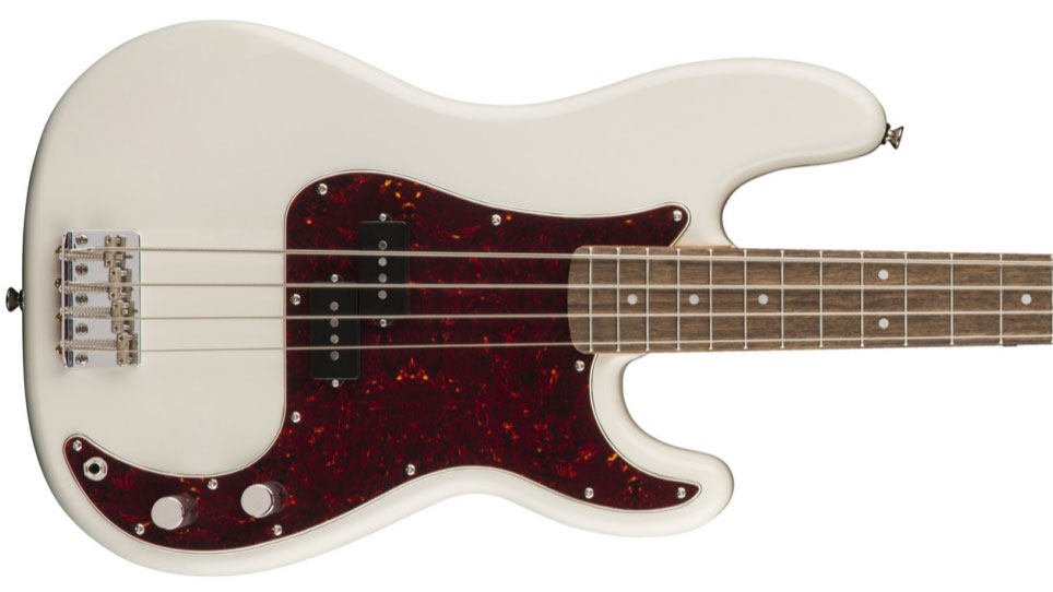 Squier Precision Bass Classic Vibe 60s 2019 Lau - Olympic White - Basse Électrique Solid Body - Variation 1