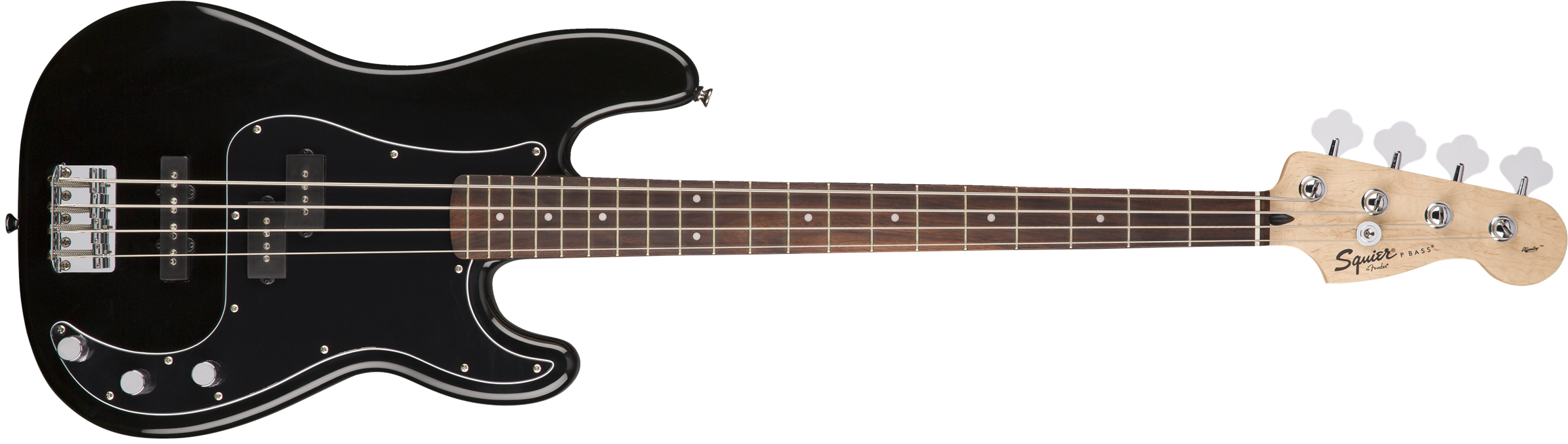 Squier Precision Bass Pj Affinity Series +fender Rumble 15 V3 Lau - Black - Pack Basse Electrique - Variation 1