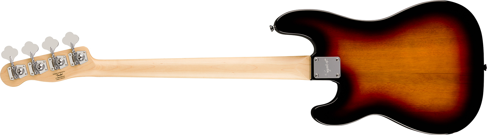 Squier Precision Bass Thinline Sj Paranormal Lau - 3-color Sunburst - Basse Électrique Solid Body - Variation 1