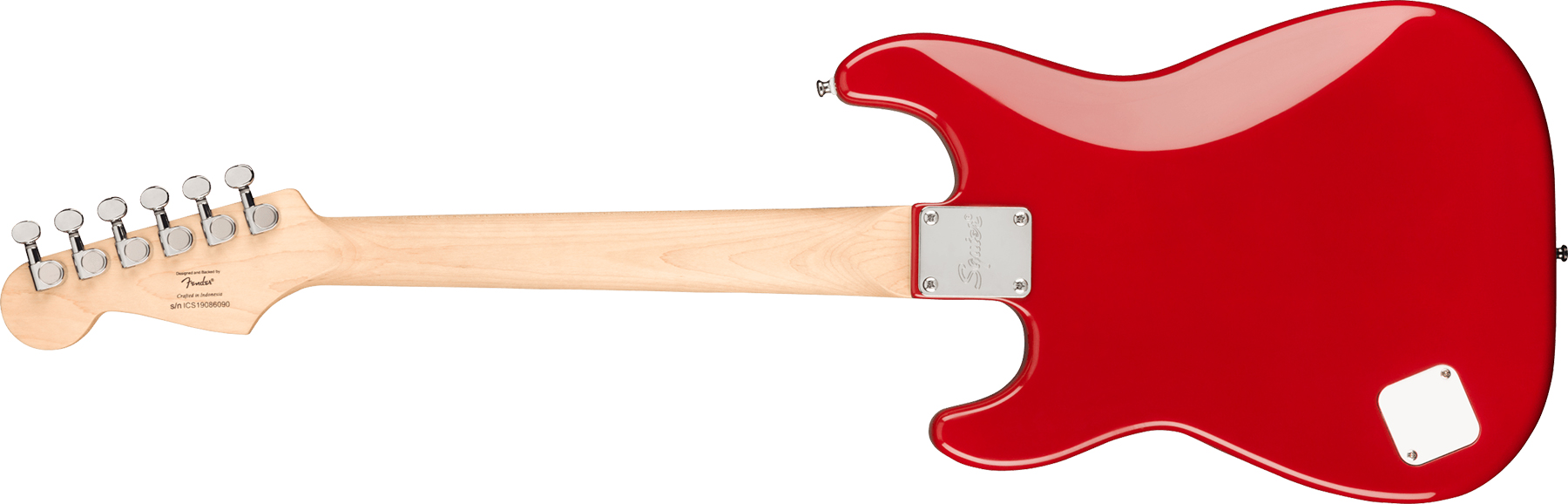 Squier Mini Strat V2 Ht Sss Lau - Dakota Red - Guitare Électrique Forme Str - Variation 1