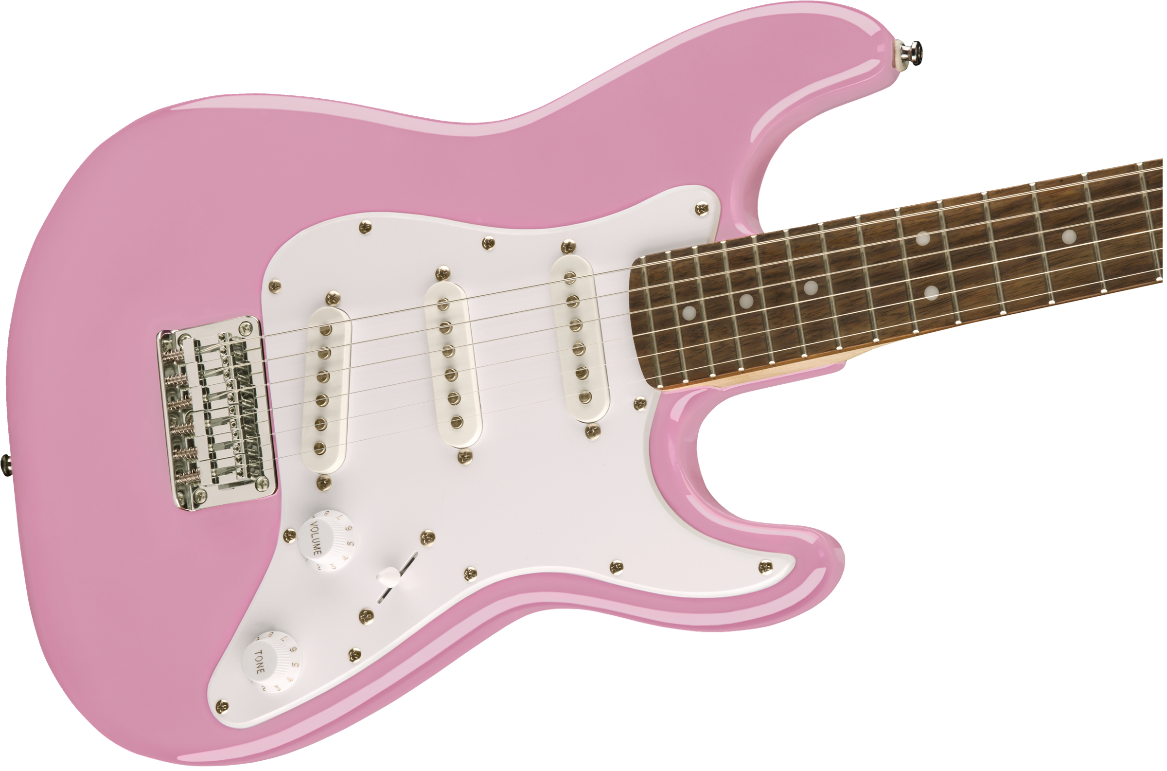 Squier Squier Mini Strat V2 Ht Sss Lau - Pink - Guitare Électrique Enfant - Variation 2