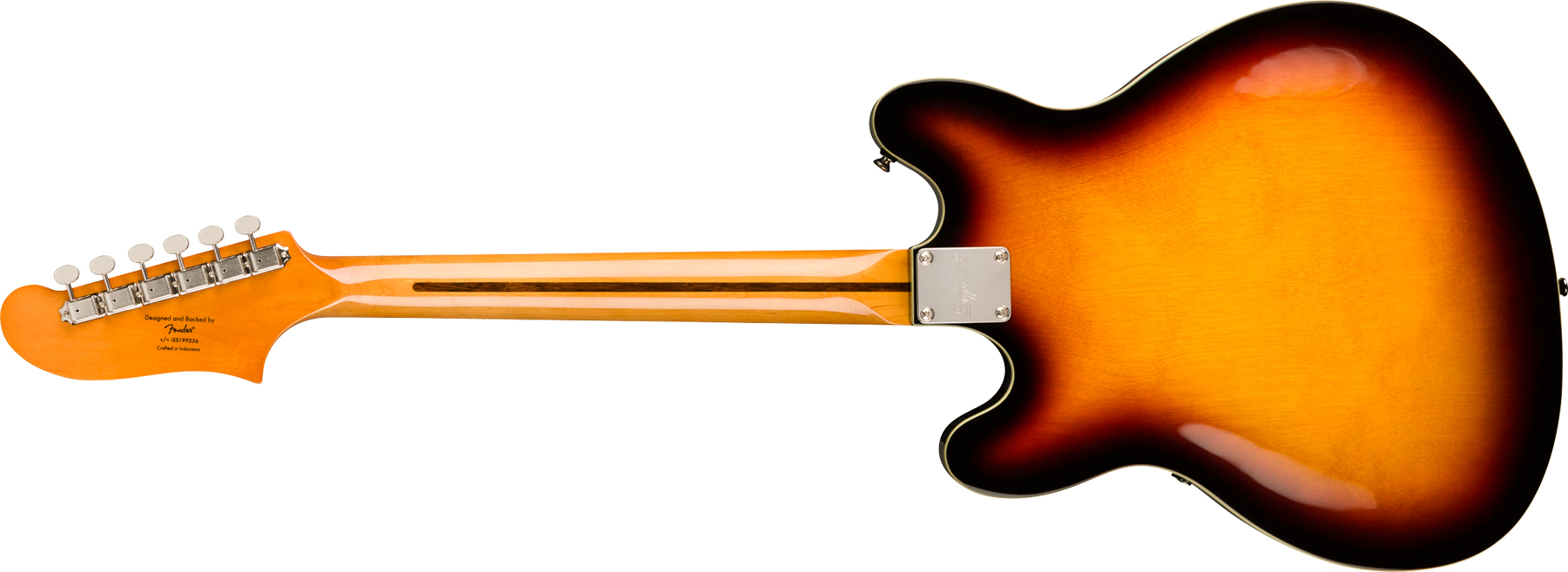 Squier Starcaster Classic Vibe 2019 Hh Ht Mn - 3-color Sunburst - Guitare Électrique 1/2 Caisse - Variation 1