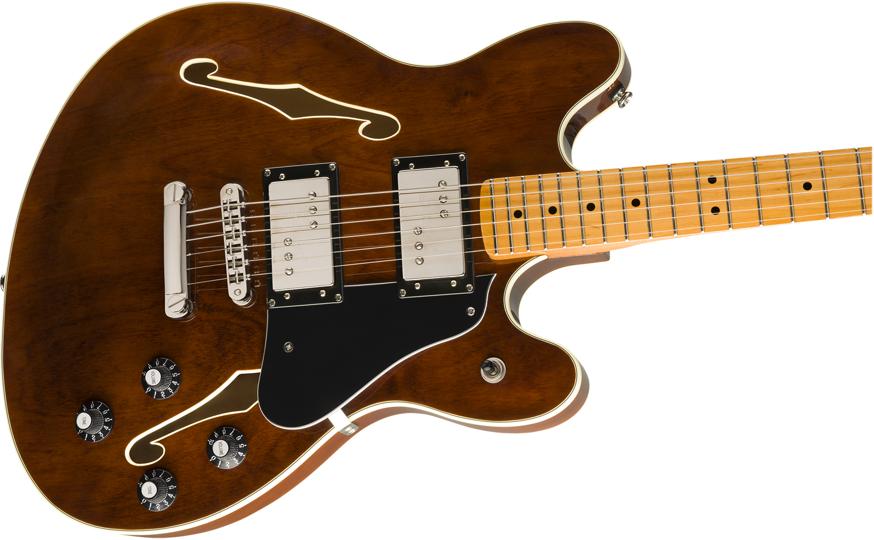 Squier Starcaster Classic Vibe 2019 Hh Ht Mn - Walnut - Guitare Électrique 1/2 Caisse - Variation 2