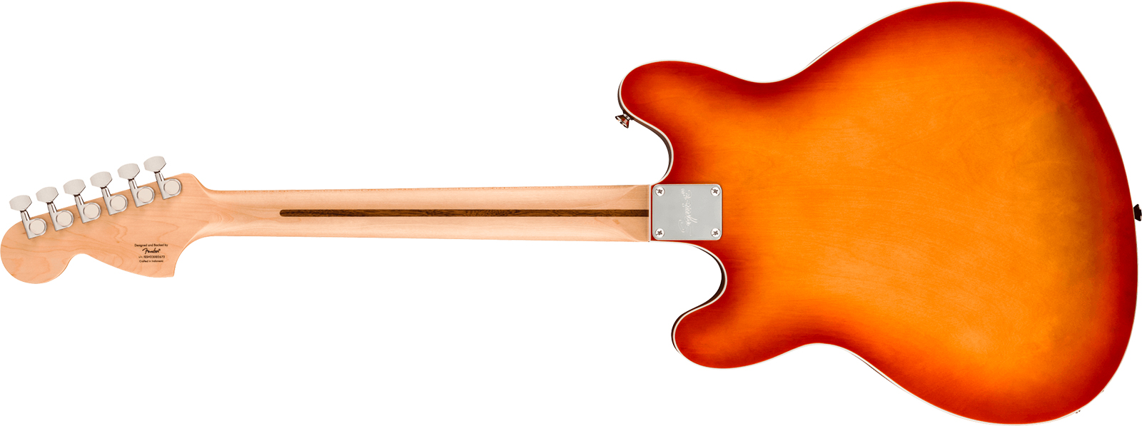 Squier Starcaster Deluxe Affinity 2h Ht Mn - Sienna Sunburst - Guitare Électrique RÉtro Rock - Variation 2